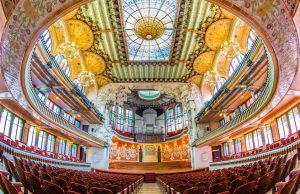 Palau de la Musica Catalana Interior of the Palau de la Musica Catalana