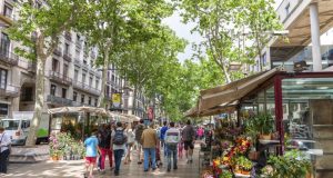 La Rambla street Barcelona