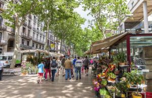 La Rambla street Barcelona