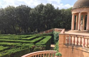 Parc de Laberint d’Horta A view of the laberynth at the Parc de laberint d’horta