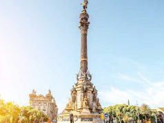 Christopher Columbus Monument Barcelona Christopher Columbus monument at the bottom of la rambla Barcelona