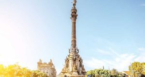 Christopher Columbus Monument Barcelona Christopher Columbus monument at the bottom of la rambla Barcelona